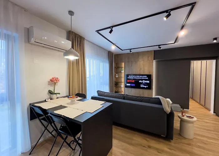 Luminosa - Smart Luxury Apartment In Aviatiei - Free Parking - Ev Station